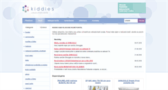 Desktop Screenshot of kiddies.cz